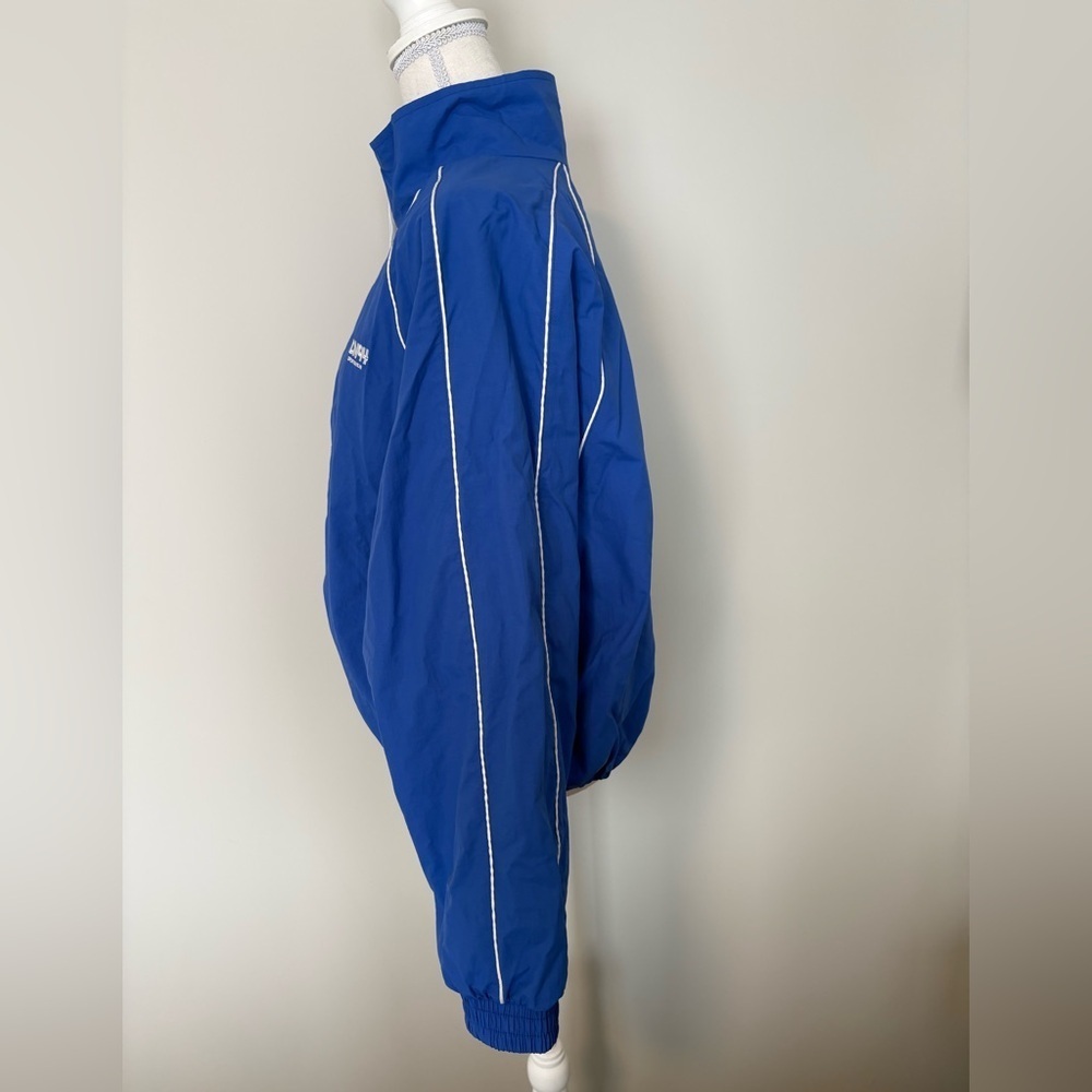 Old Navy Blue Nylon Windbreaker Jacket Cinch Waist XL - Picture 4 of 12